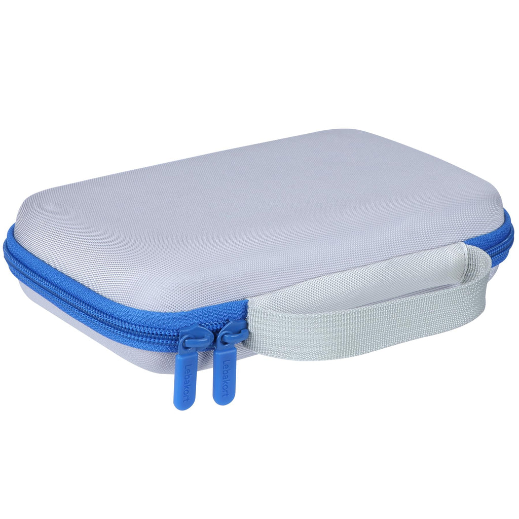 Lebakort Storage Case for GiiKER Super Blocks – Off White + Blue Protective Travel Case