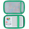 Lebakort Storage Case for GiiKER Super Blocks – Off White + Green, Nylon and EVA Protective Travel Case