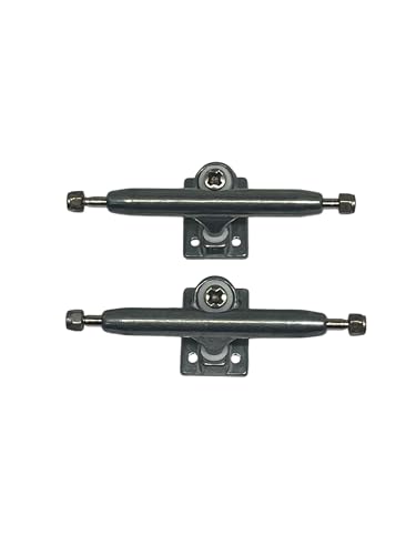 LEEFAI Pro Fingerboard Trucks G4 – 32mm Raw Metal Inverted Kingpin with Hardware