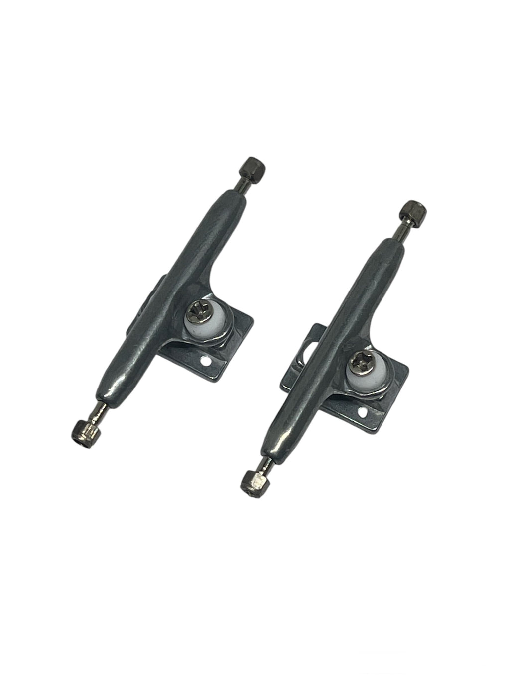 LEEFAI Pro Fingerboard Trucks G4 – 32mm Raw Metal Inverted Kingpin with Hardware