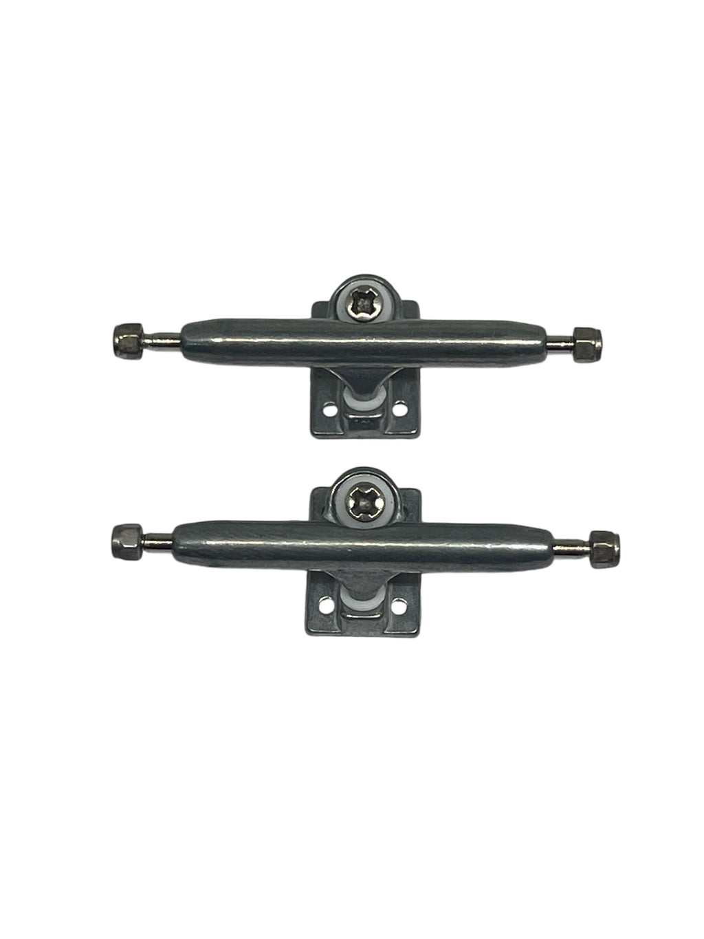 LEEFAI Pro G4 Fingerboard Trucks (36mm) – Raw Metal Inverted Kingpin with Hardware
