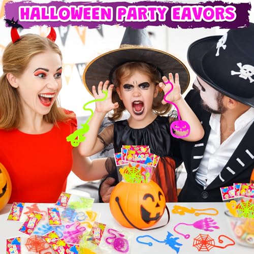 Leetous 42-Piece Halloween Sticky Hands Set – Non-Candy Party Favors for Toddlers