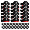 Legigo 36-Piece Pirate Hat and Eye Mask Set for Costume Parties