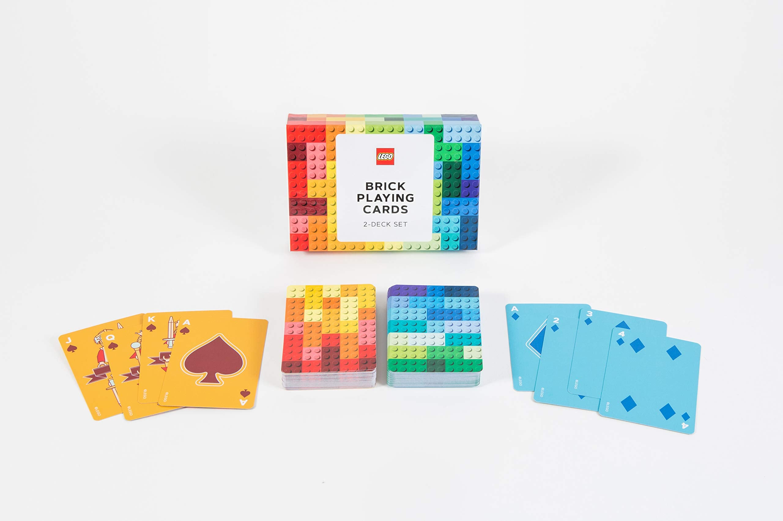 LEGO Brick Playing Cards – Two 54-Card Decks in Collectible Keepsake Box