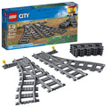 LEGO City Switch Tracks 60238: Expand Your Train Layout with Curved and Switch Tracks (8 Pieces)