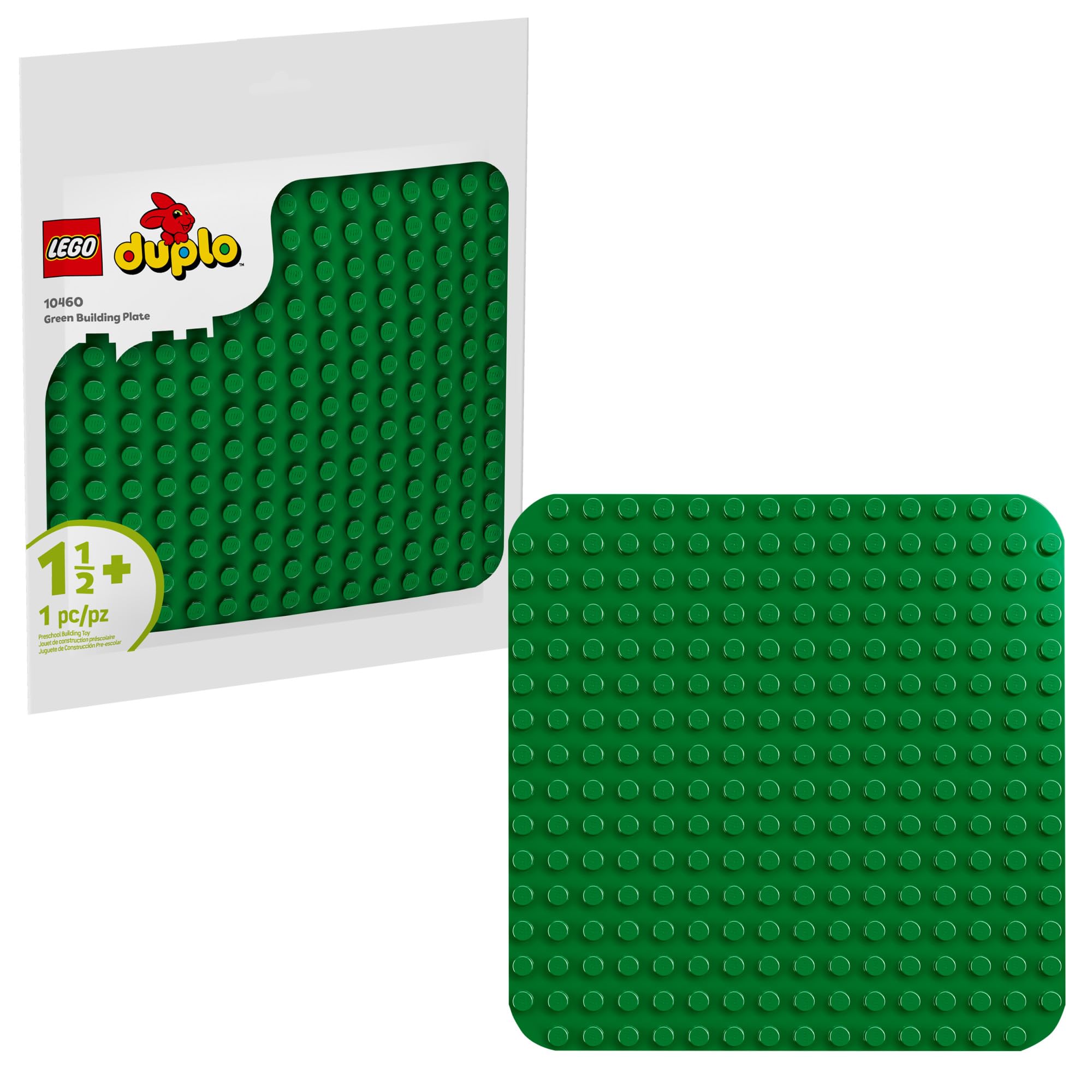 LEGO DUPLO Green Building Plate 10460 – 16x16 Stud Base for Toddlers Ages 1.5+