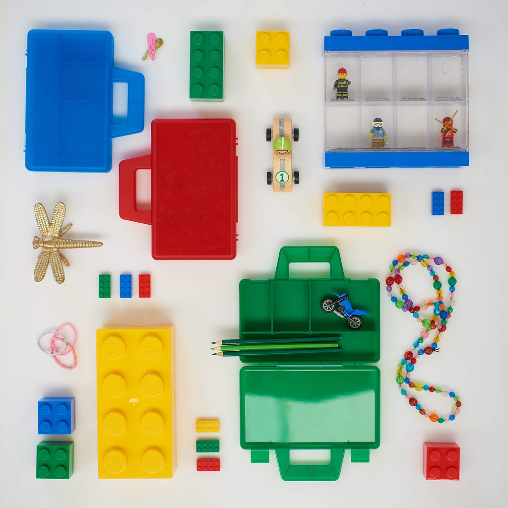 LEGO Mini Snack Box Brick 8 - Bright Yellow - 1.8 x 3.6 x 1.7 in - Food Safe Storage