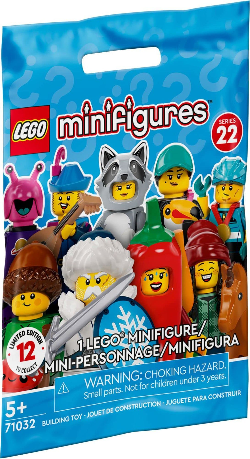 LEGO Minifigures Series 22 (71032) – 12 Collectible Mystery Characters for Ages 5+