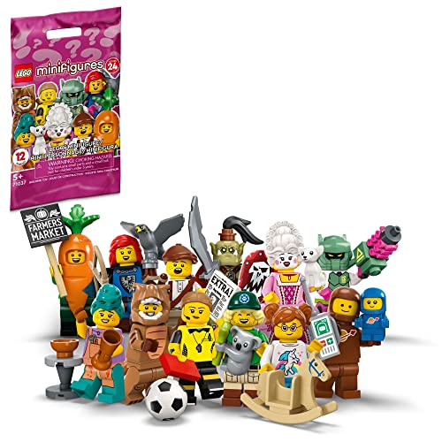 LEGO Minifigures Series 24 (71037) Mystery Blind Bag – 12 Random Collectible Characters