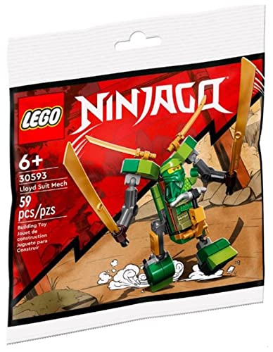 LEGO Ninjago Lloyd Suit Mech Polybag Set 30593 – Small Building Set with Minifigure