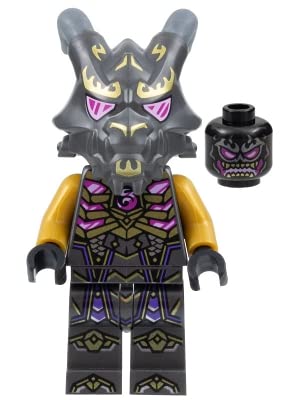 LEGO Ninjago Overlord Minifigure with Sword and Lightning – Authentic Collectible