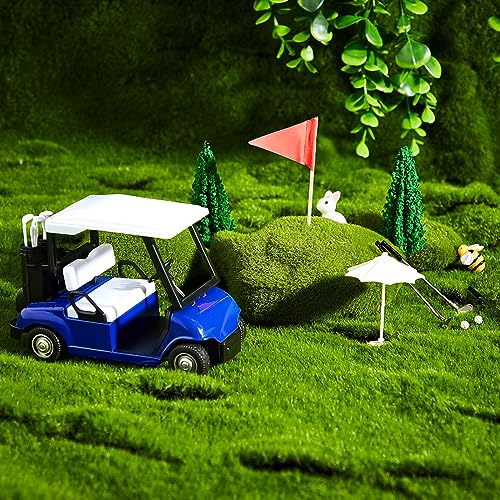 Leitee 21-Piece Golf Cake Topper Set – Includes Cart, Clubs, Balls, Umbrellas, Trees & Flags