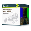Lenink 2 Pack Clear Lightsaber Wall Mount – Holds Galaxy’s Edge, Darth Revan, Darth Vader Sabers