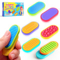 Lesong 6-Pack Silicone Magnetic Fidget Sliders - Sensory Toys for Stress Relief, Autism, ADHD - Portable Travel Fidgets for Kids and Adults
