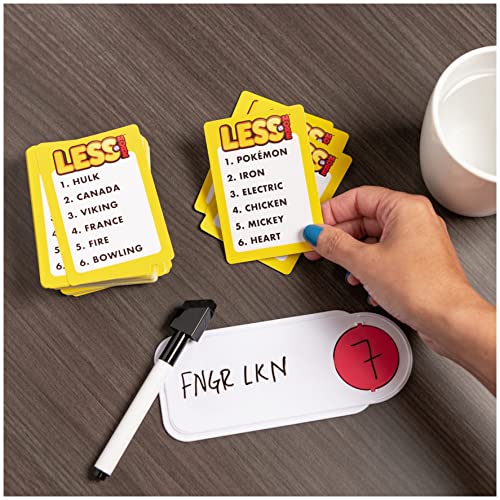 Less is More Party Board Game – Fun Word Guessing Game for Families, Ages 8+