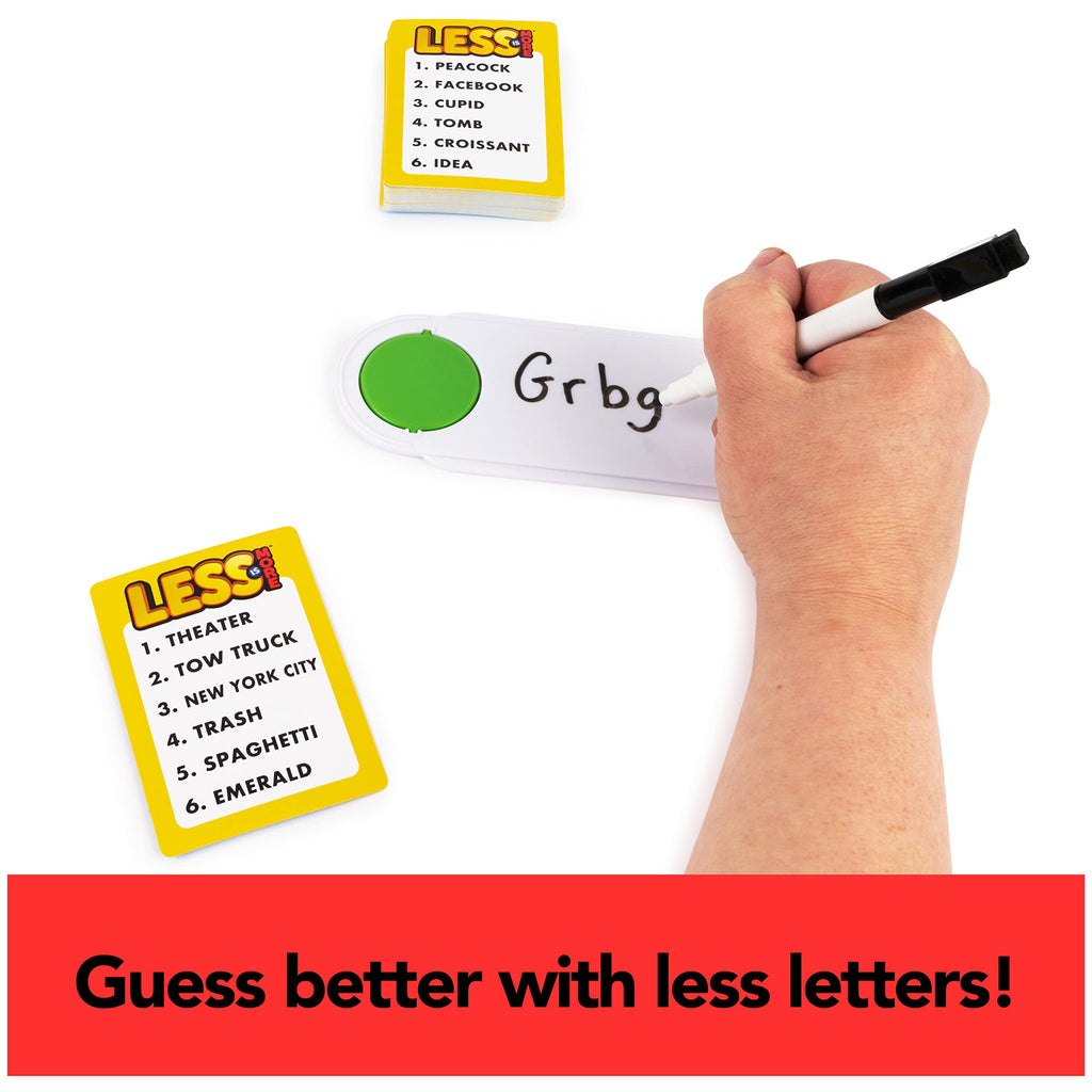 Less is More Party Board Game – Fun Word Guessing Game for Families, Ages 8+