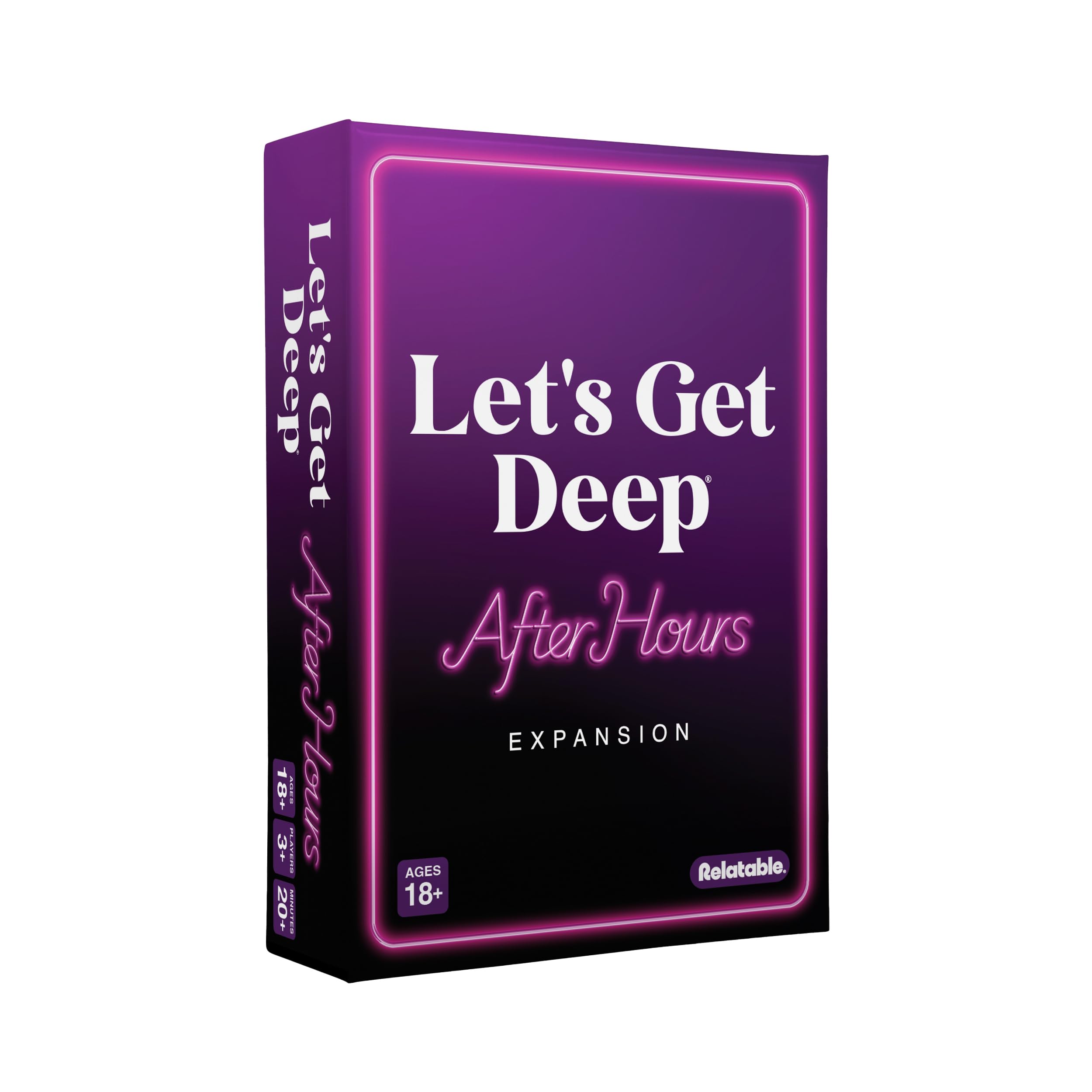 Let's Get Deep: After Hours Expansion Pack - 100 Spicy Conversation Cards for Couples