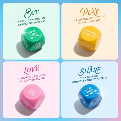 Let’s Get Deep® Date Night Dice: 200+ Unique Date Ideas for Couples Ages 18+