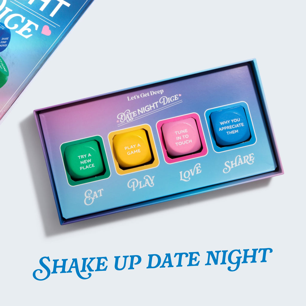 Let’s Get Deep® Date Night Dice: 200+ Unique Date Ideas for Couples Ages 18+