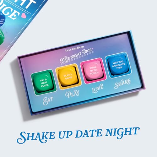 Let’s Get Deep® Date Night Dice: 200+ Unique Date Ideas for Couples Ages 18+