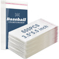 Lewtemi 600 Clear Resealable Card Sleeves – 3.5 x 5.5 Inches for Trading Cards & Slabs