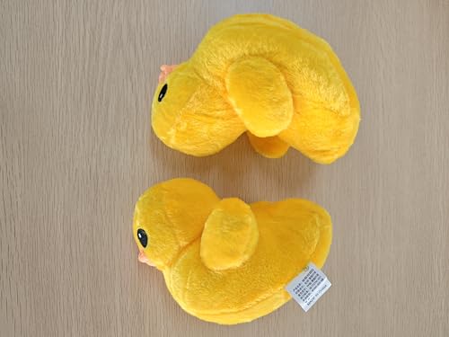 Leyndo 2 Pack Giant Yellow Duck Plush Toys – 7.9 Inch Soft Stuffed Pillows for Kids and Adults