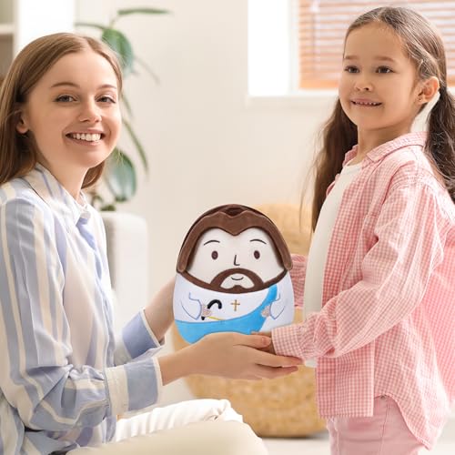 LeYoHa Jesus Plush Doll – Soft Christian Toy with Cross Embroidery & Gift Set