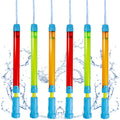 LIANORIST 6-Pack Water Guns for Kids - Expandable Squirt Guns (Up to 40ft) - Non-Toxic Pool Toys for Ages 3-12