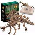 Liberty Imports Stegosaurus Dinosaur Skeleton Dig Kit – Excavate and Build 3D Fossil Bones, Science Educational Toy for Kids Ages 4+