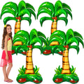 Libima 52-Inch Inflatable Palm Trees (2-Pack) - Tropical Foil Balloons for Hawaiian Luau Beach Party Decorations