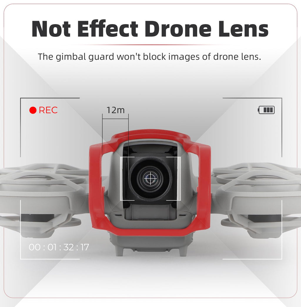 LIBOQIAO Gimbal Bumper for DJI NEO - Quick-Release, Anti-Collision, Full Protection, Black