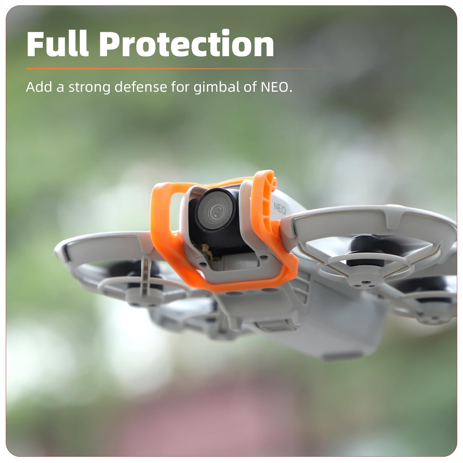 LIBOQIAO Quick-Release Gimbal Bumper for DJI NEO – Anti-Collision Camera Protector (Grey, 2g)