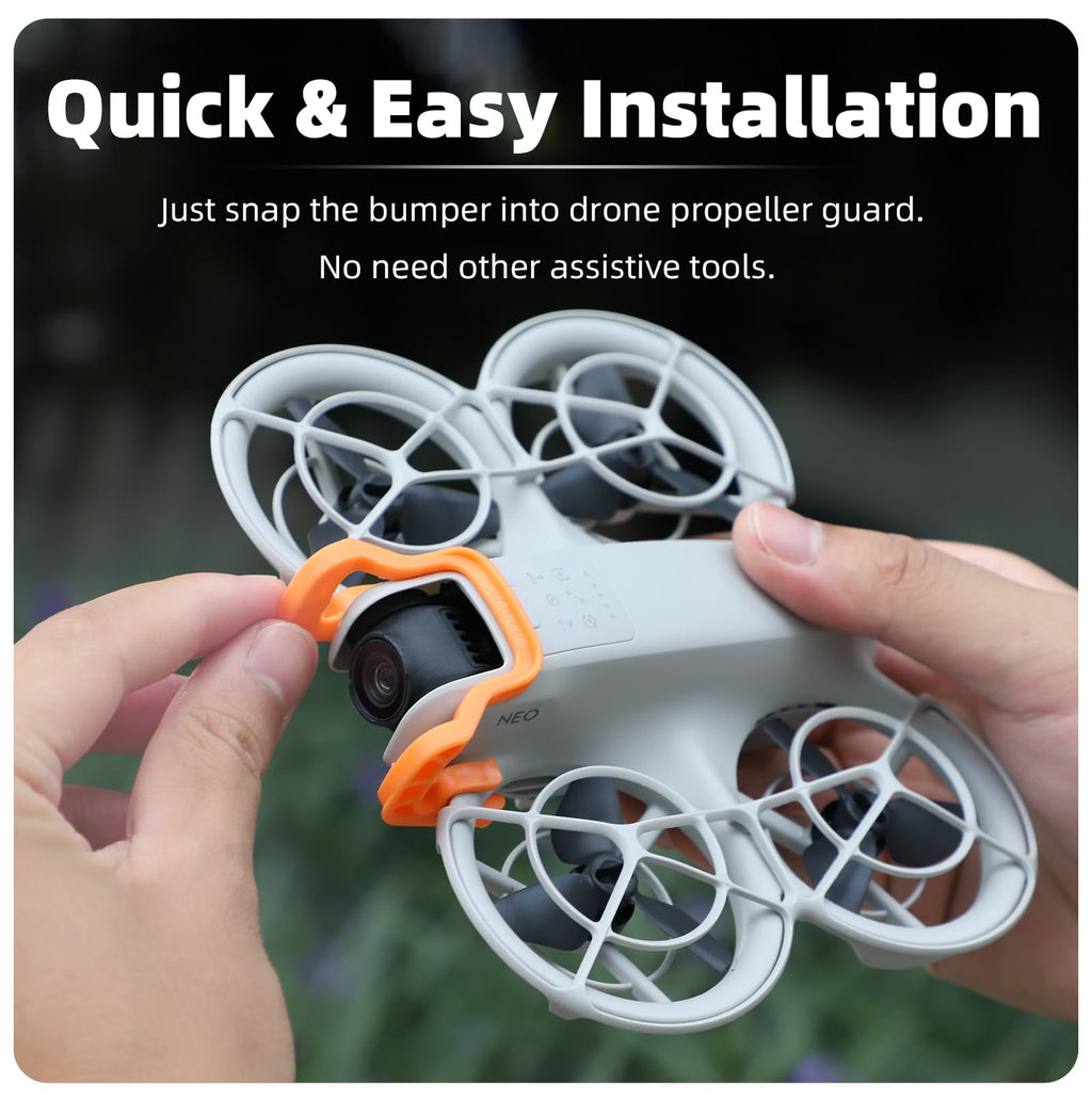 LIBOQIAO Quick-Release Gimbal Bumper for DJI NEO – Anti-Collision Camera Protector (Grey, 2g)