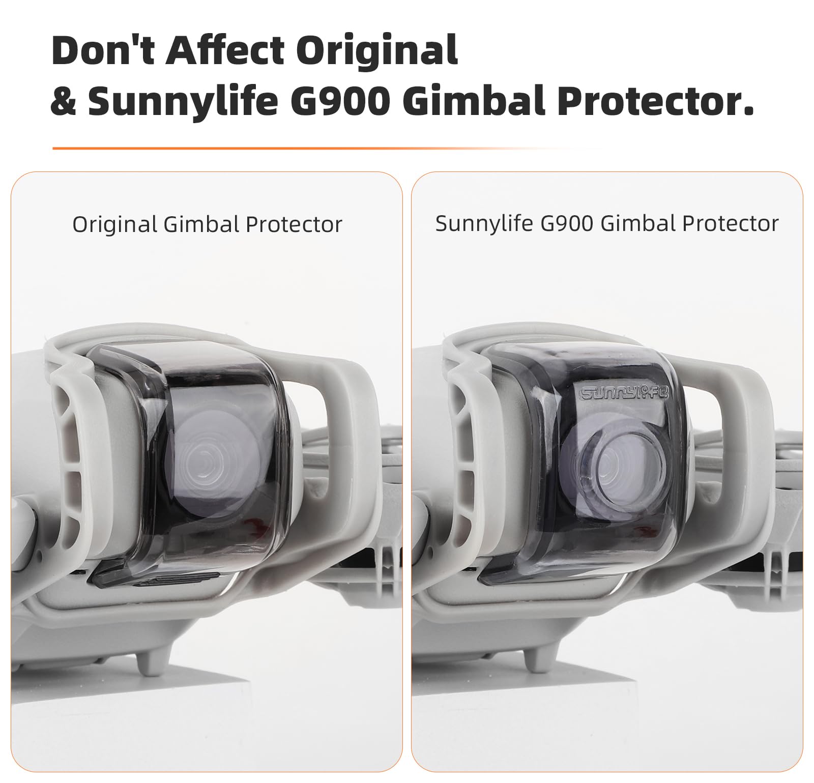 LIBOQIAO Quick-Release Gimbal Bumper for DJI NEO – Anti-Collision Camera Protector (Grey, 2g)