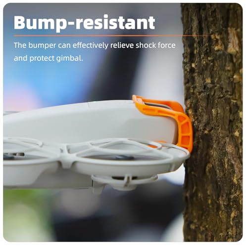 LIBOQIAO Quick-Release Gimbal Bumper for DJI NEO – Orange Anti-Collision Camera Protector