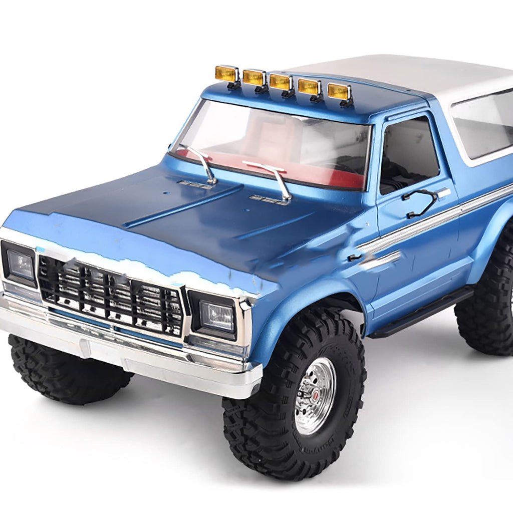 LICHIFIT 20mm Rectangular Spotlight for 1:8 1:10 RC Cars – Standard Yellow Lamp (G157UY)