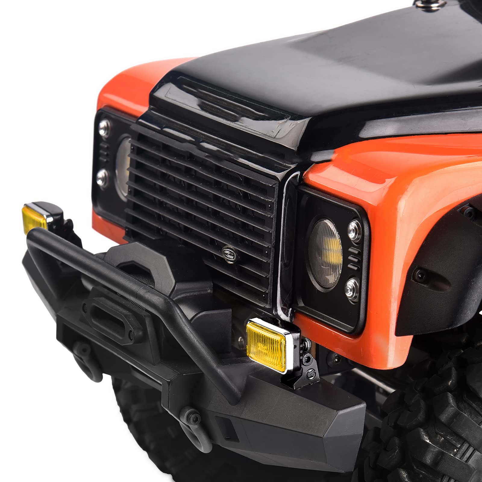 LICHIFIT 20mm Rectangular Spotlight for 1:8 1:10 RC Cars – Standard Yellow Lamp (G157UY)