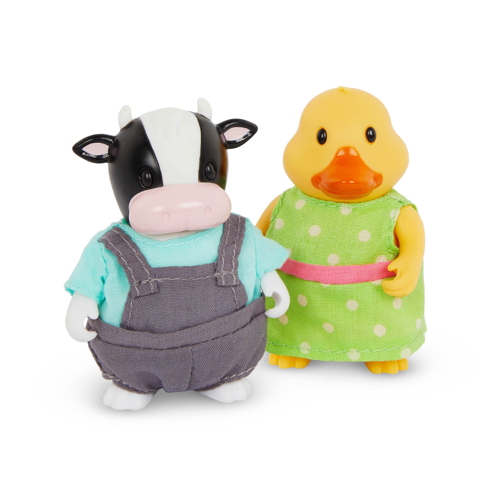Li'l Woodzeez Friendz Club Farm Set – 4 Posable Farm Animal Figures for Kids 3+