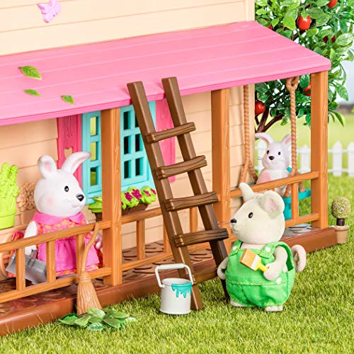 Li'l Woodzeez Handydandy Mice Family Set – 4 Mouse Figures with Storybook for Imaginative Play