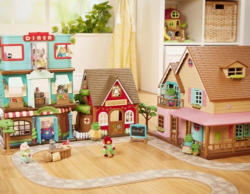 Li'l Woodzeez Handydandy Mice Family Set – 4 Mouse Figures with Storybook for Imaginative Play