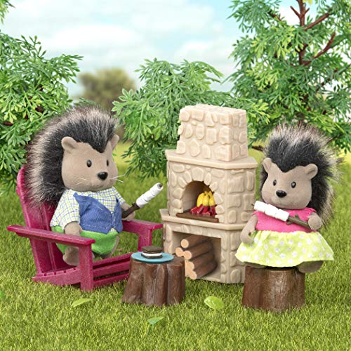 Li'l Woodzeez Outdoor Patio Playset – 12-Piece Doll Furniture for Animal Figurines, Ages 3+