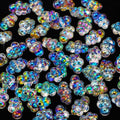 Liliaafar 50-Pack Fake Bubble Clusters for Dollhouse Mini Bathtub – Acrylic Cloud Beads with Rainbow Shimmer for Crafts & Jewelry