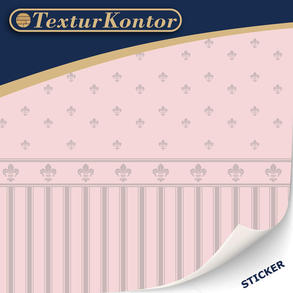 Lilibet 3 Sheets Self-Adhesive Wallpaper for 1:12 Scale Dollhouses – Classic Victorian Damask & Brocade Patterns