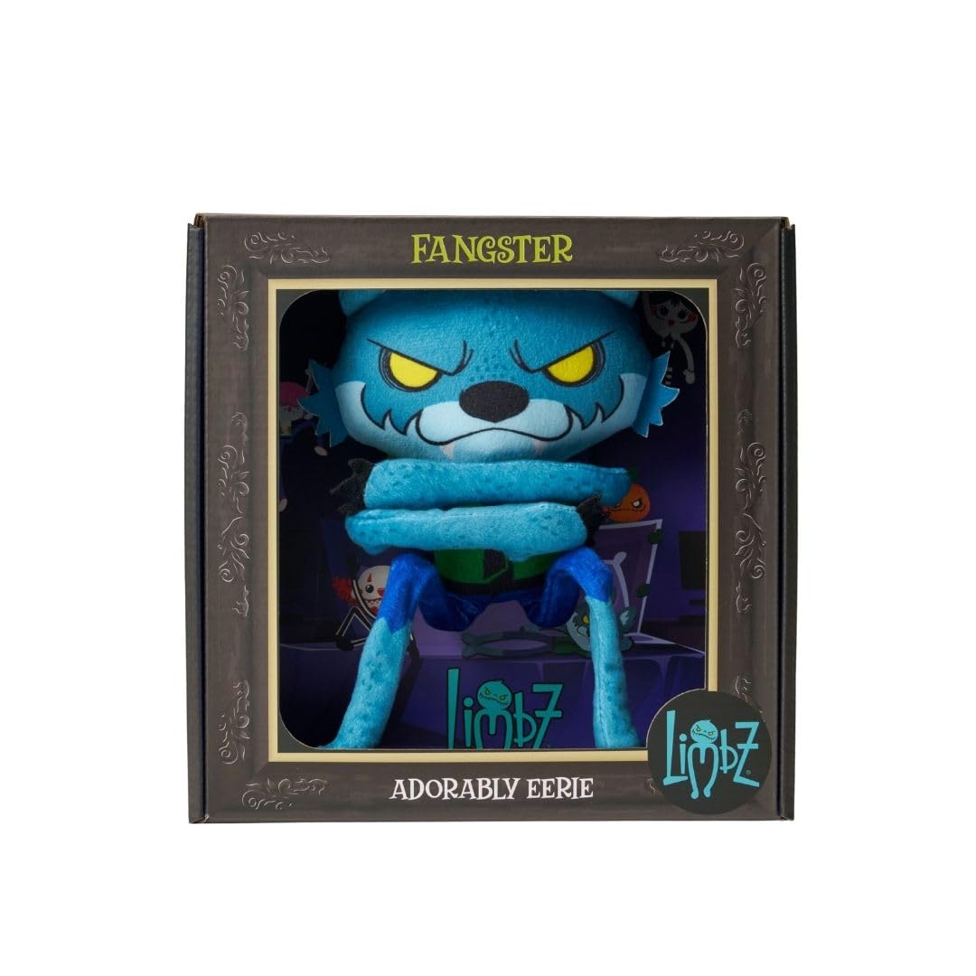 LIMBZ 12 Inch Fangster Plush - Fully Posable Collectible with Bendable Limbs