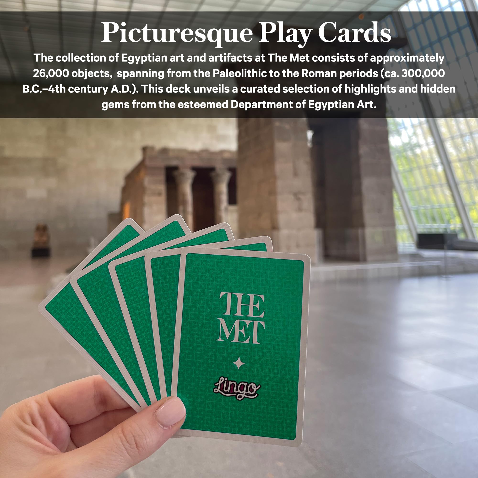 Lingo Egyptian Art Playing Cards: The Met Museum x Discover Art & Play