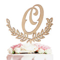 LINGTEER Letter O Wooden Cake Topper - Birthday, Wedding, Anniversary Party Decoration