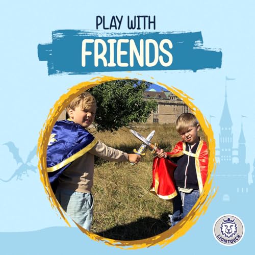 Liontouch Mini Lion Foam Sword – Blue Foam Dagger for Toddler Boys Ages 3-6, 13.8 Inches, Safe Pretend Play Knight Accessory