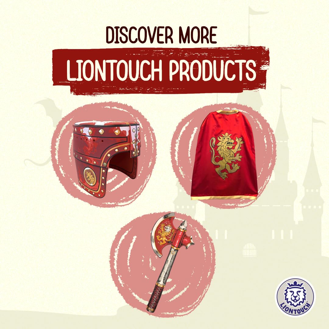 Liontouch Mini Lion Foam Sword – Red, 13.8-Inch Safe Pretend Play Dagger for Toddlers
