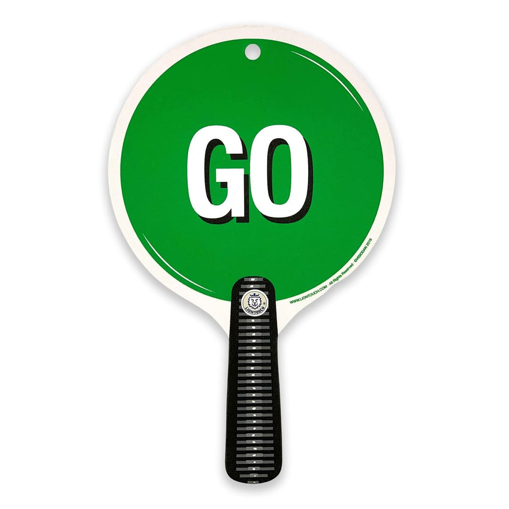Liontouch Stop & Go Sign - Reversible Foam Traffic Safety Toy for Toddlers