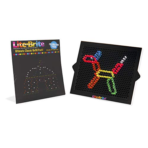 Lite Brite Ultimate Classic Refill Pack – 10 Celebration Templates (Amazon Exclusive)